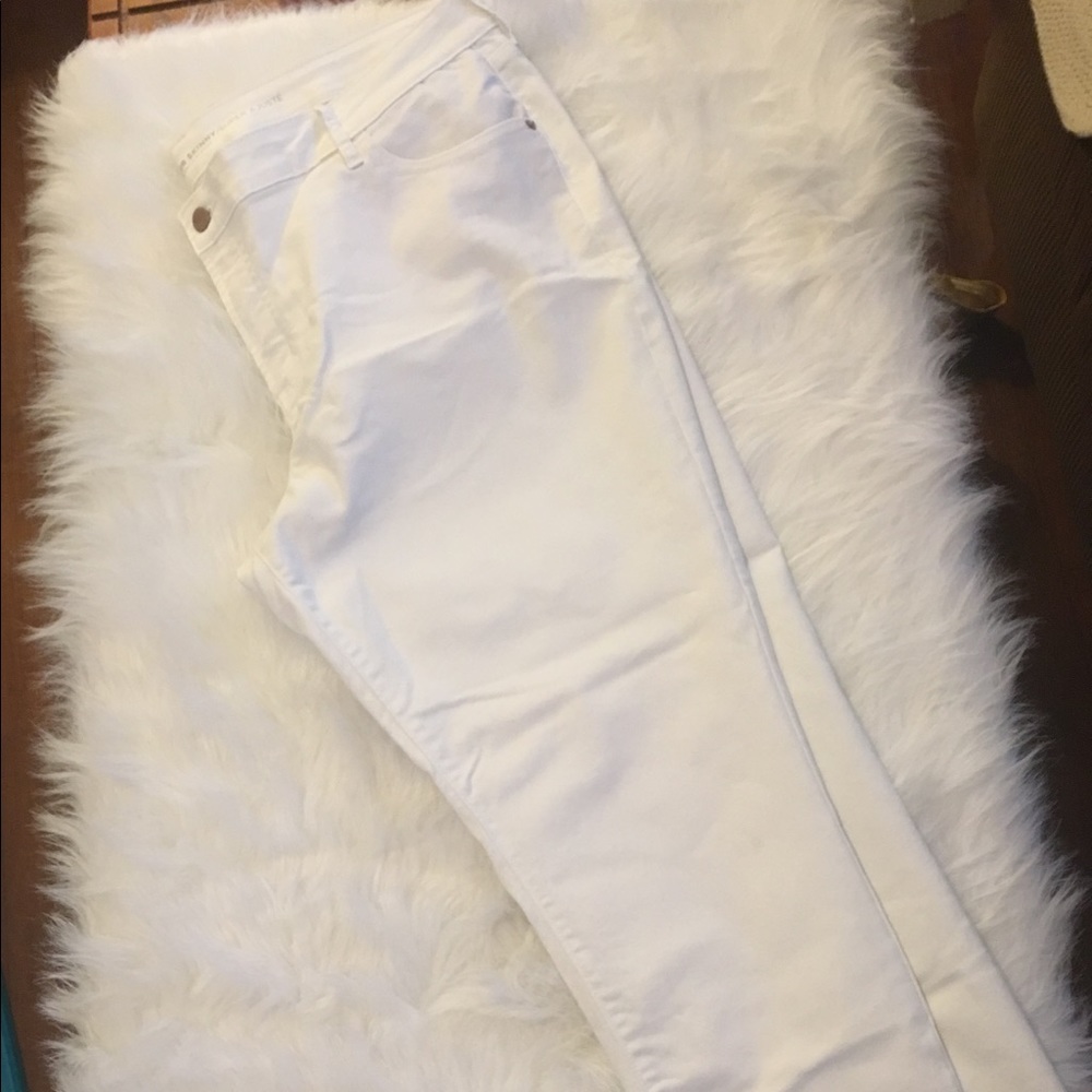 Super Skinny White Jeans